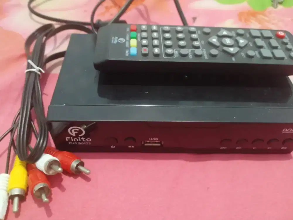 Set top box lengkap remot dll