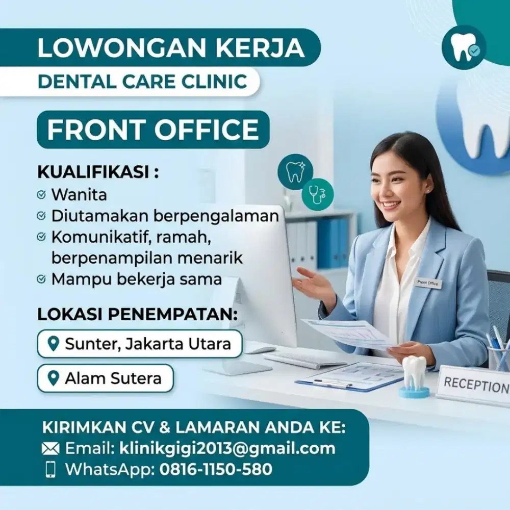 Front office klinik gigi
