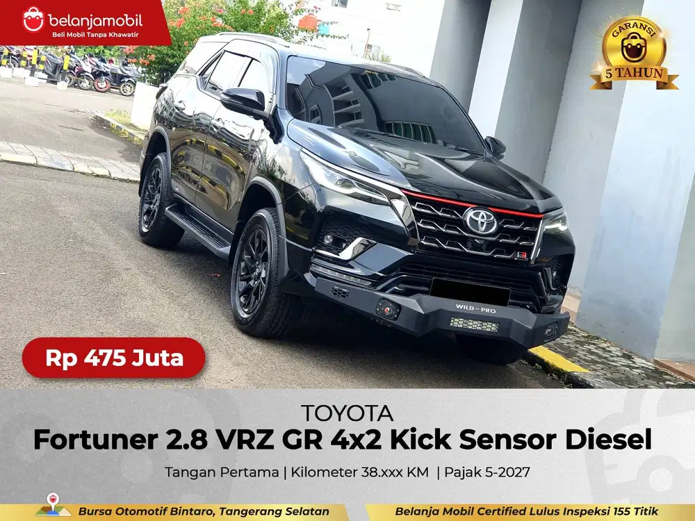 [ GARANSI 5THN ] Toyota Fortuner 2.8 VRZ GR Diesel 2023/2024/2025
