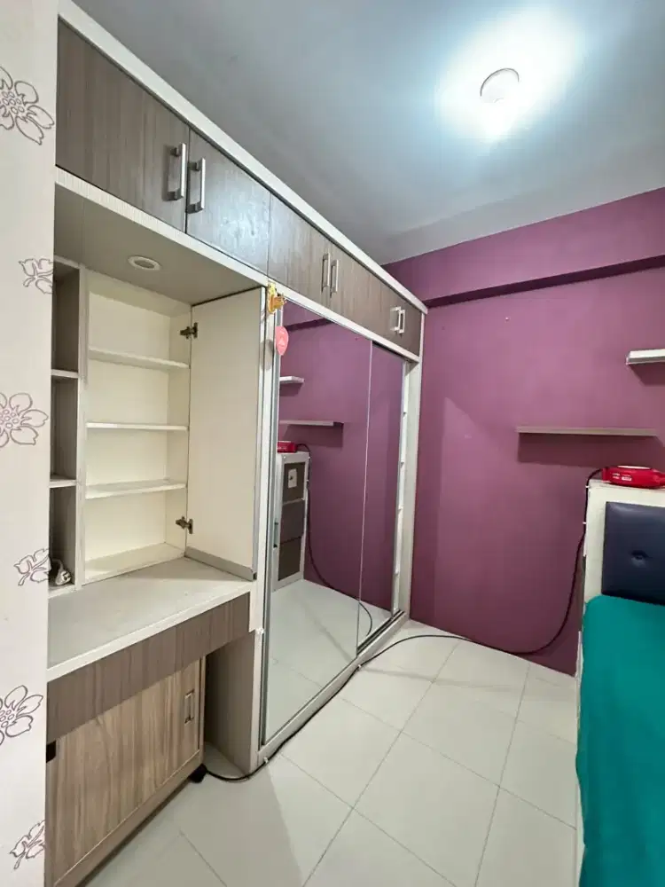 Di sewakan lantai rendah 2bedroom apartemen Bassura cty conecting mall