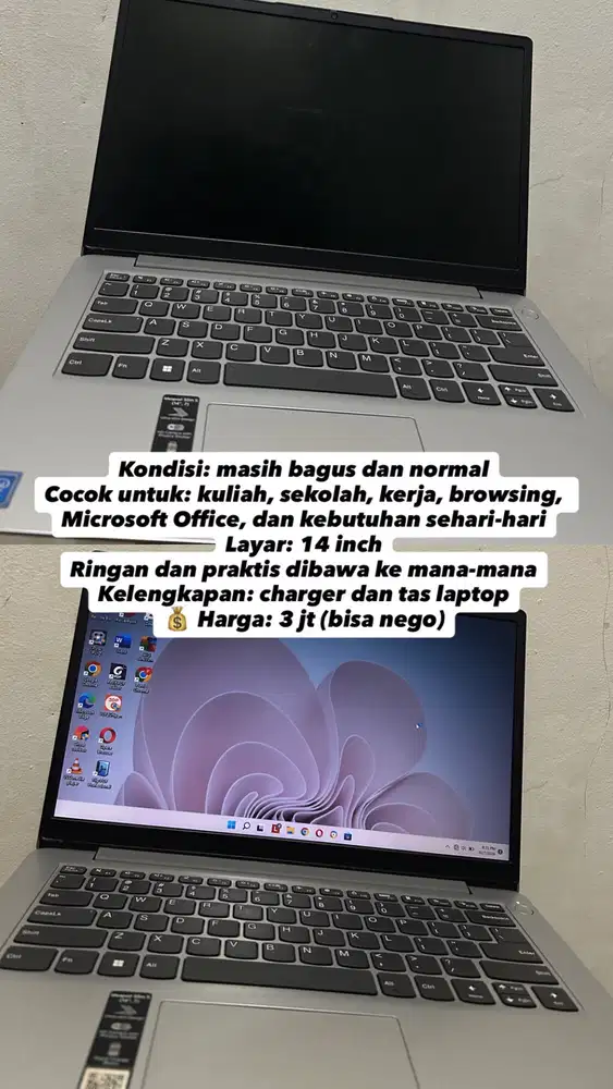 Dijual laptop lenovo