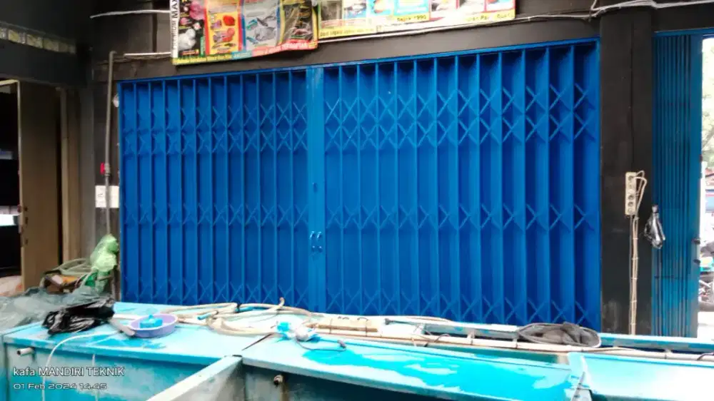 Pintu garasi folding gate pintu lipat murah Bandung Cimahi