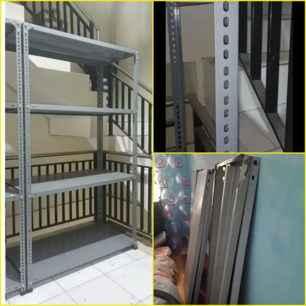 Rak besi 4 ambalan kokoh