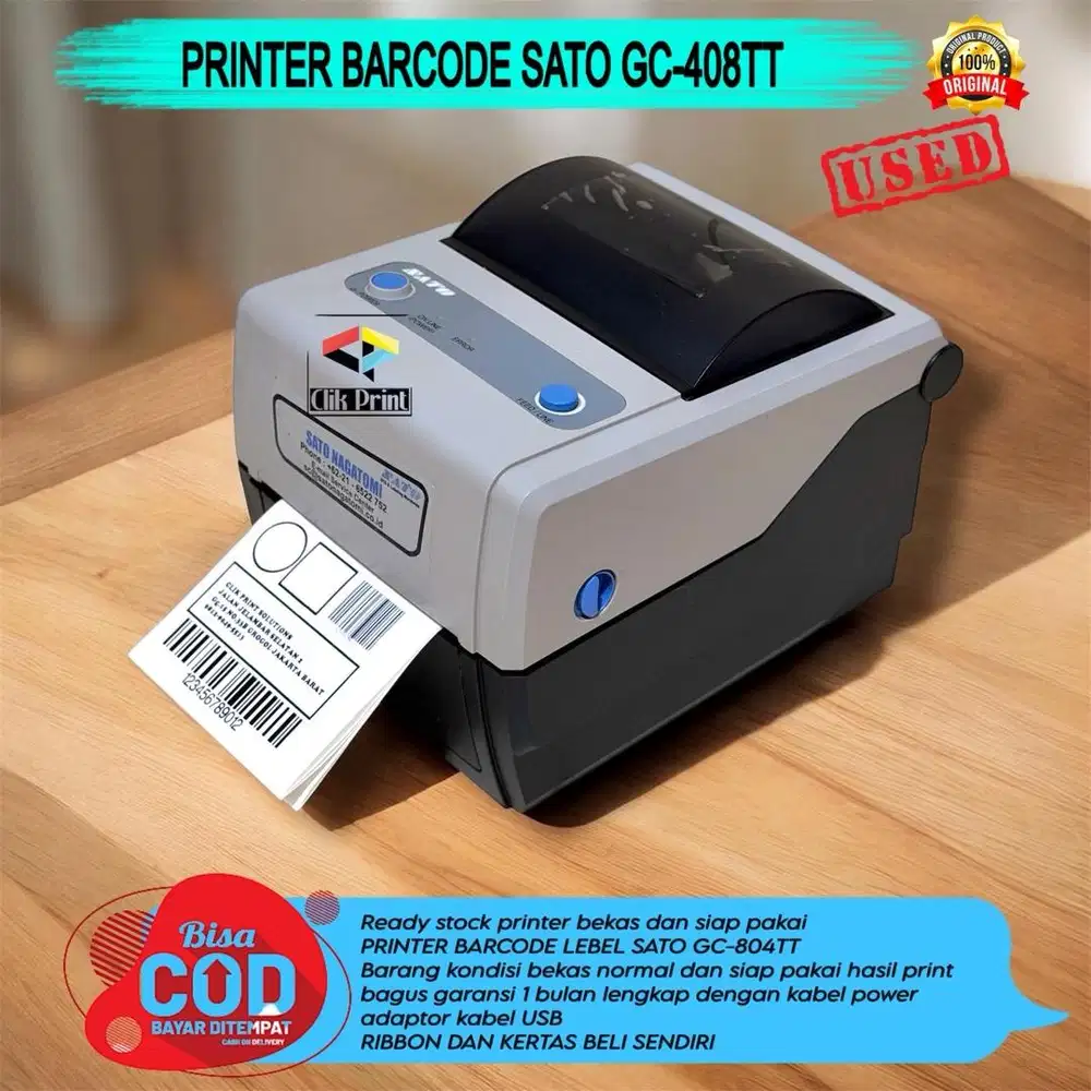 PRINTER BARCODE SATO GC-408TT