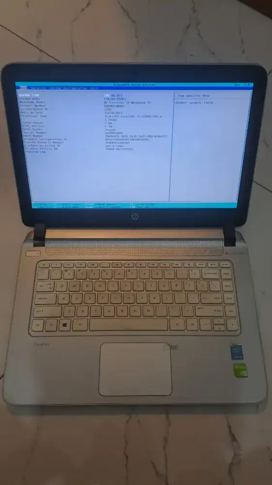 leptop hp pavilion 14