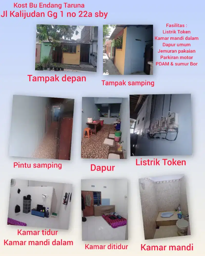 Kost Kalijudan mulyorejo