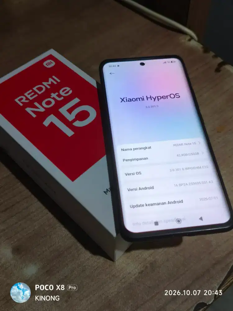Redmi Note 15 4G 8/256GB – Kondisi Mulus