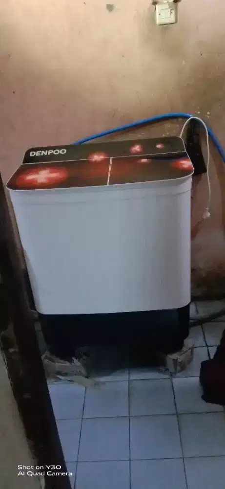Mesin cuci denpoo 2 tabung 9kg