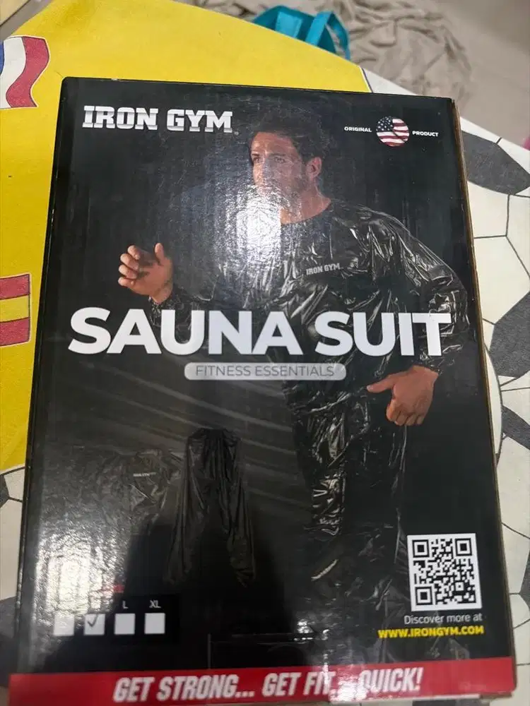 Iron gym sauna suit