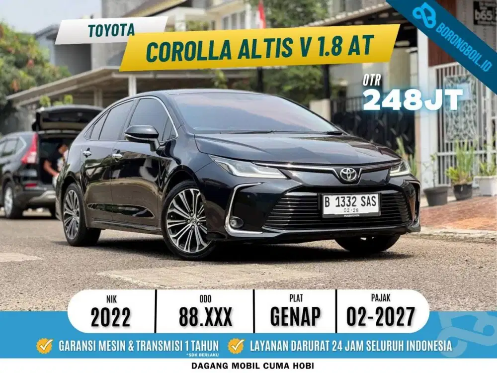 [TERMURAH] Toyota Corolla Altis 1.8 V AT 2022