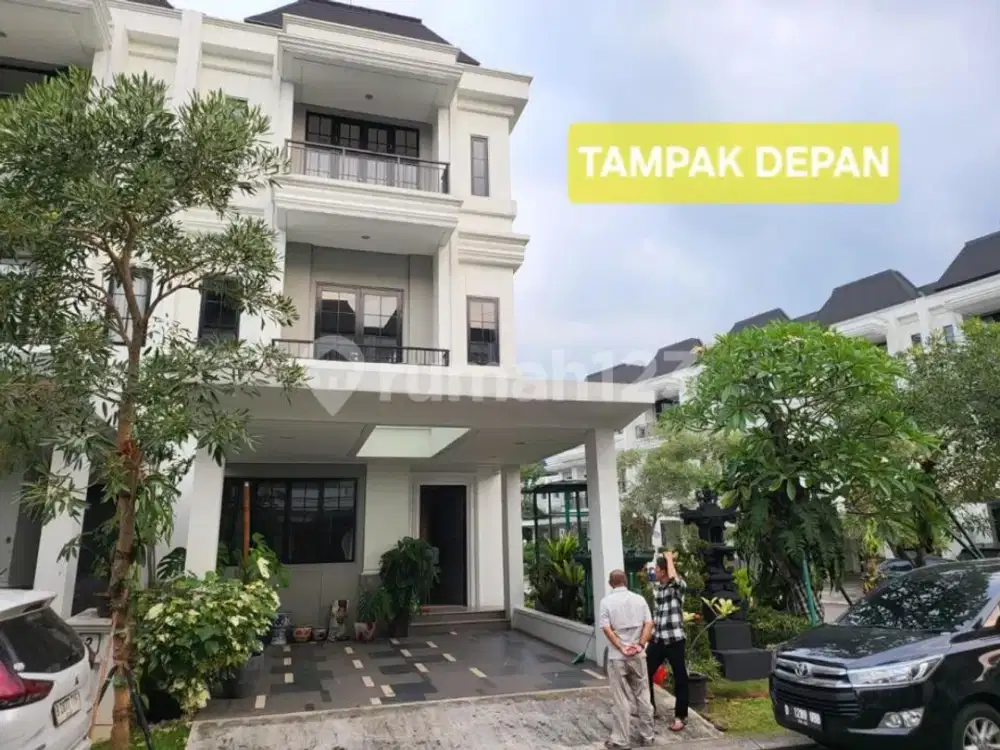 Rumah Cantik Design Modern di Alam Sutera 3 Lantai Full Furnish
