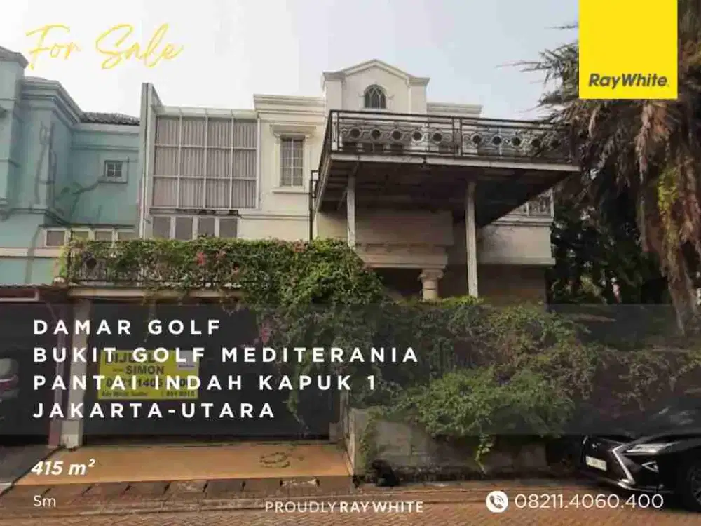 Damar Golf - Bukit Golf Mediterania - PIK 1 - Jakarta-Utara