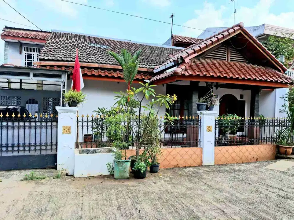 rumah hook komplek al jatibening indah pondok gede bekasi