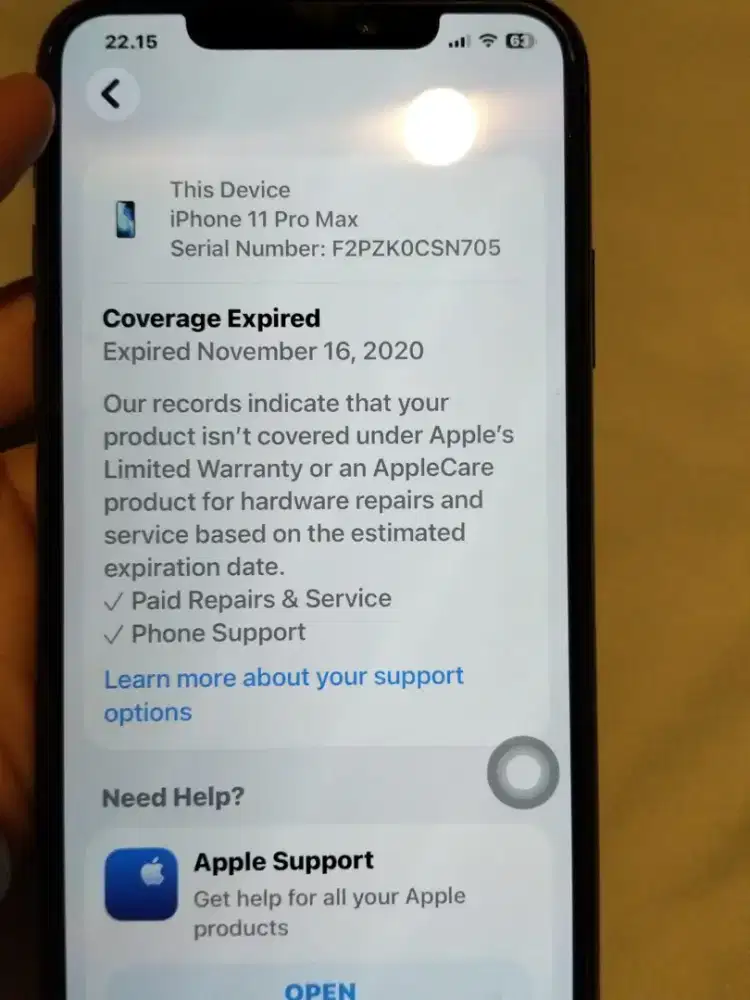 Iphone 11 Pro Max 4GB / 256GB mulus ios 26