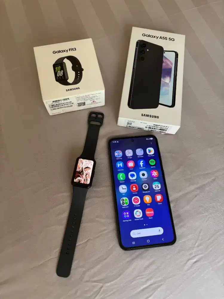 JUAL SAMSUNG A55 5G 8/256GB & Smartwach samsung