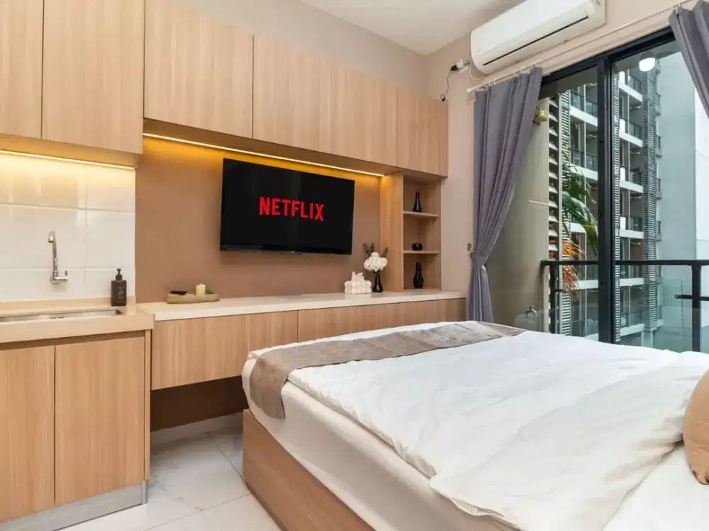 #0134 DIJUAL APARTEMEN SKY HOUSE BSD TOWER LEONIE LANTAI RENDAH TIPE STUDIO