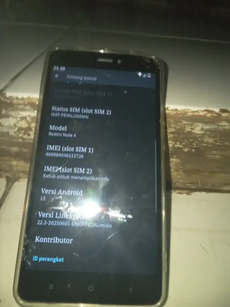Redmi not4 Ram 3