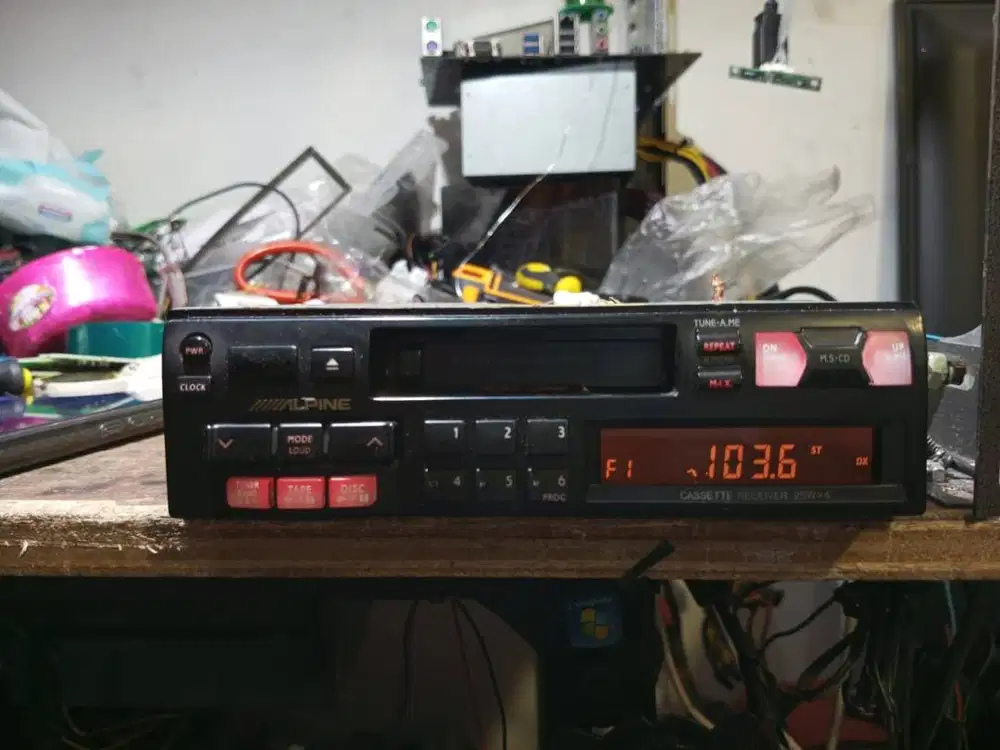 HEADUNIT ALPINE BLUETOOTH,RADIO,KASET NORMAL