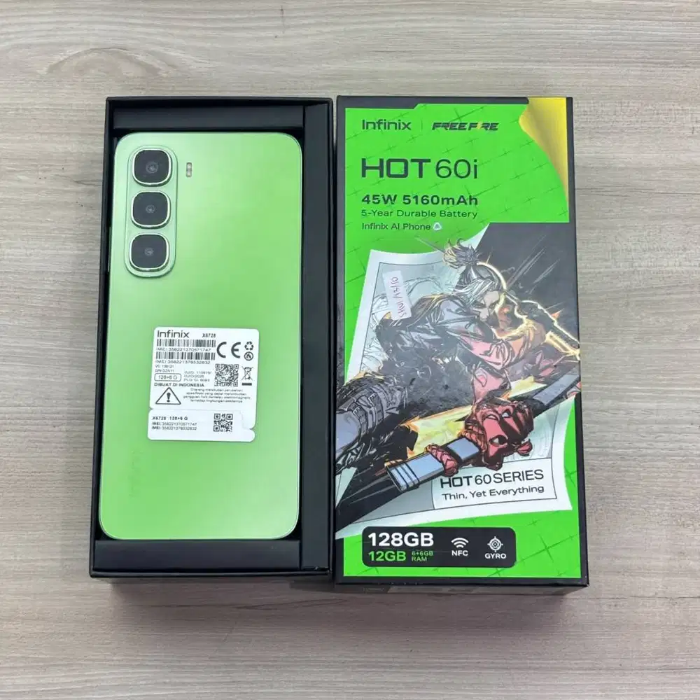 INFINIX HOT 60i 8/128GB FULLSET LIKE NEW
