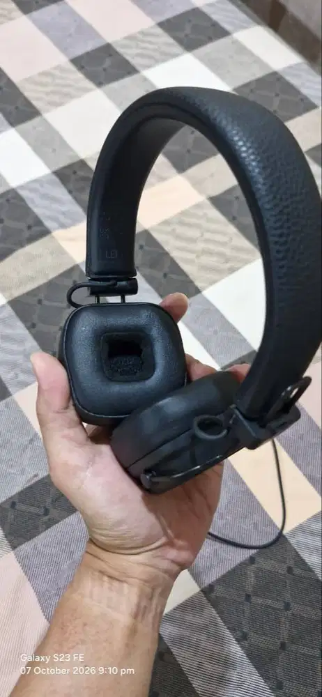 Marshall Major V Hitam Like New Fullset Garansi Resmi
