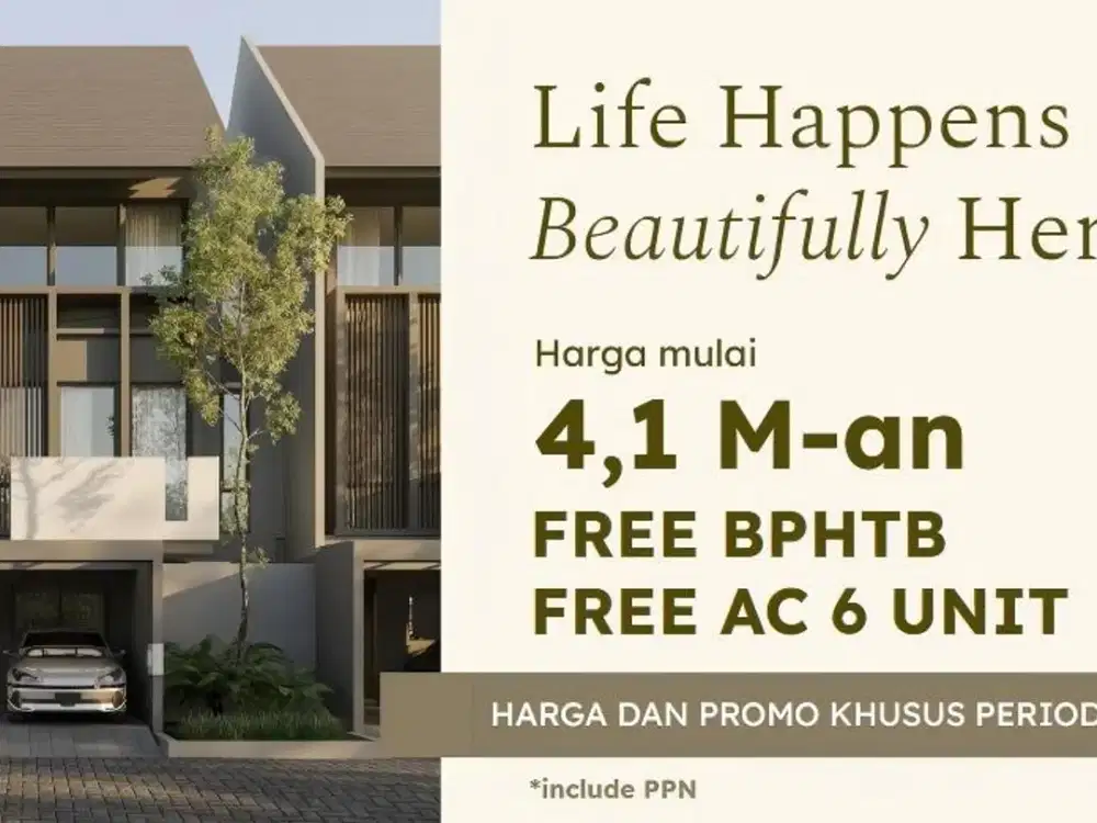DIjual Dalam Perumahan Serenia Hills Terbaru hanya 9 Unit Rumah Lebak Dekat MRT Lebak Bulus Jakarta Selatan Bisa KPR Lingkungan Elit