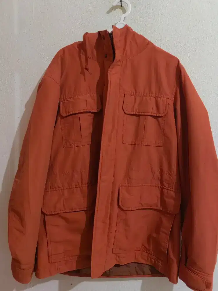 Parka Uniqlo orange