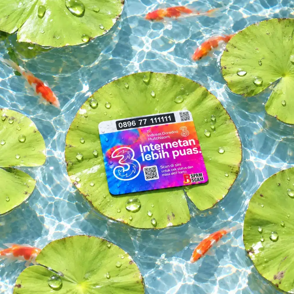 (bisa COD) Nomor CANTIK kartu TRI INDOSAT PRABAYAR HOKI HEXA 111111 #1