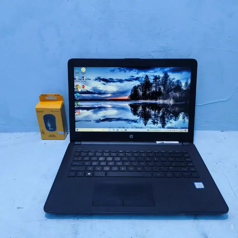 Laptop HP Slim core i3 gen 6 Ram 4GB windows 10 Siap pakai