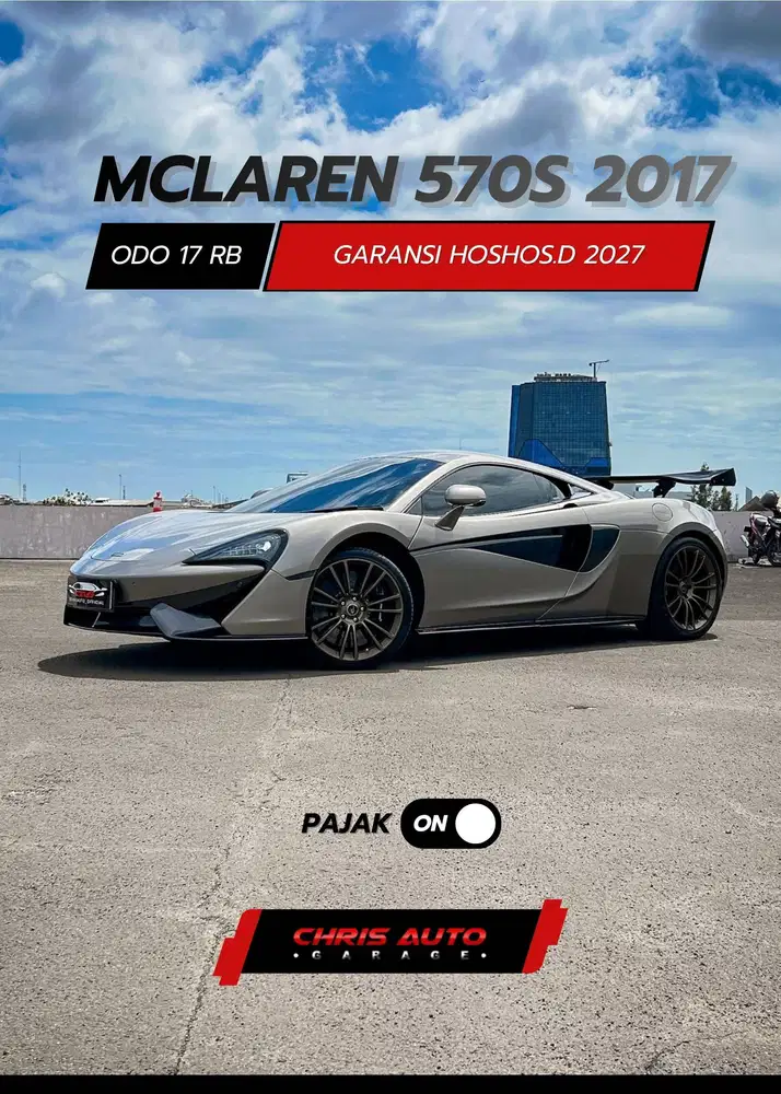 Tdp315jt Angs121.4jt [Odo 17rb] MCLAREN 570S AT 2017 2016