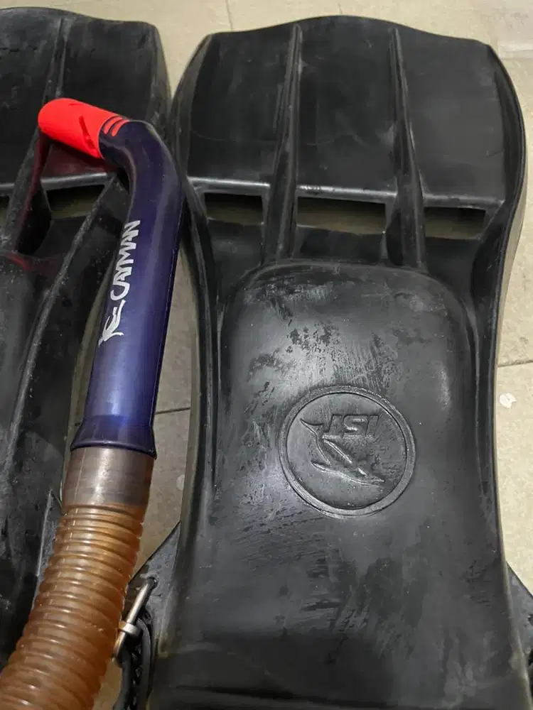 F1 Rocket Jet Fins + Cayman Snorkel & Mask