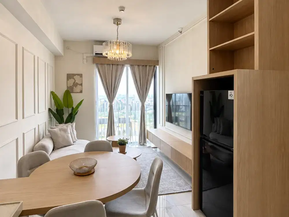 #0229 DISEWA APT. SKYHOUSE ALSUT 2BR DENGAN LUXURY FURNISHING