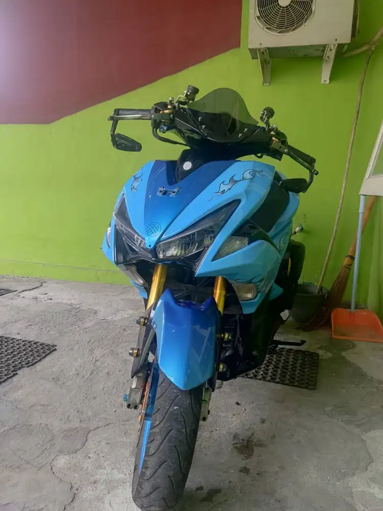 JUAL BU AEROX OLD TH 2017 KEYLES MODIF