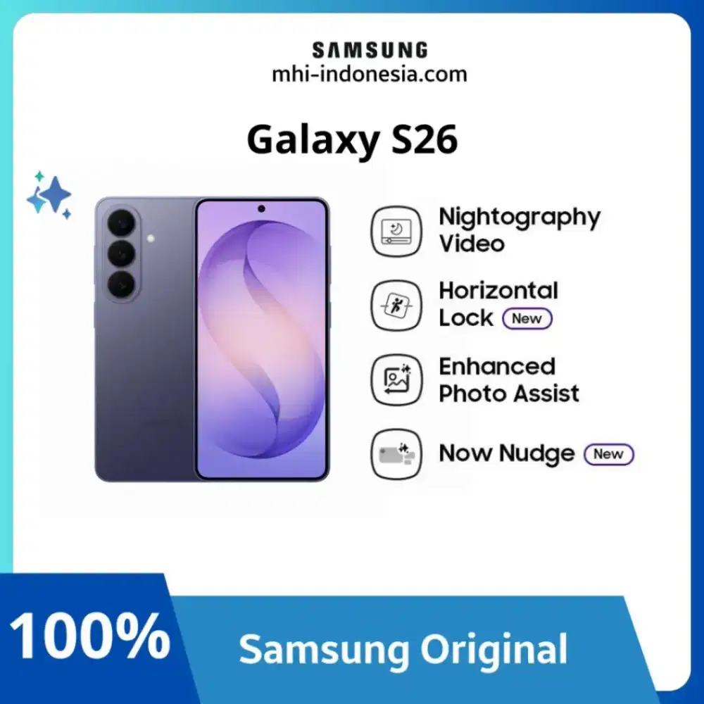 SAMSUNG GALAXY S26 12/256GB 12/512GB NEW RESMI SERVICE CENTER SEMARANG