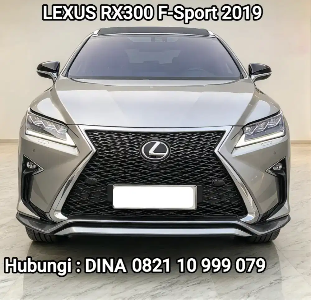 Lexus RX300 F-Sport 2019 AT 2.0, Low Km, Pajak Panjang