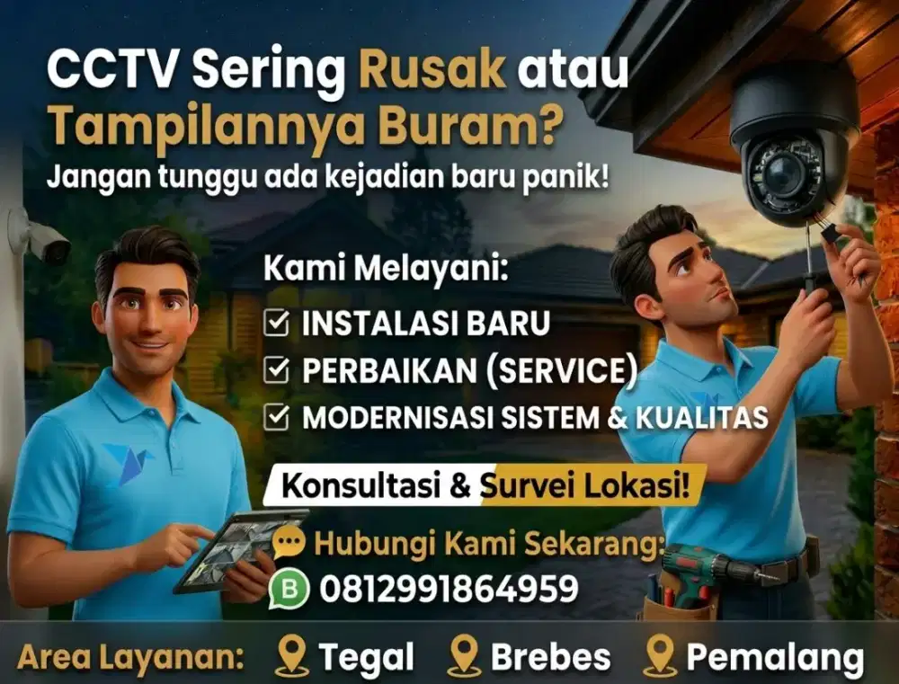 Instalasi dan perbaikan cctv