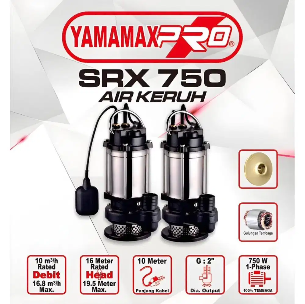 Pompa air keruh, Yamamax 750