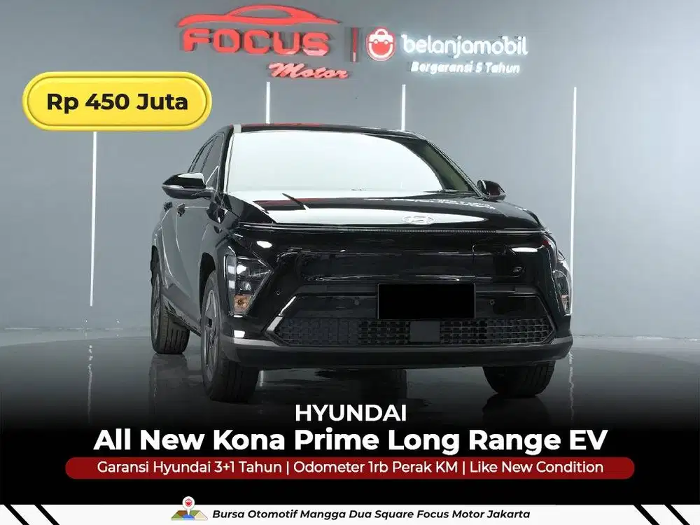 [ GARANSI 5TH KM 1RB ] Hyundai Kona Prime Long Range EV 2024/2025/2026