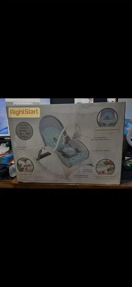 RIGHT STAR BOUNCER 2IN1 NEWBORN TO TODDLER