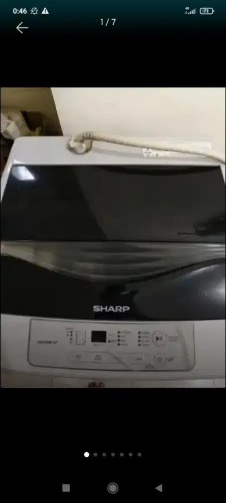 JUAL MESIN CUCI SHARP ES - F950P•GY 7,5 KG
