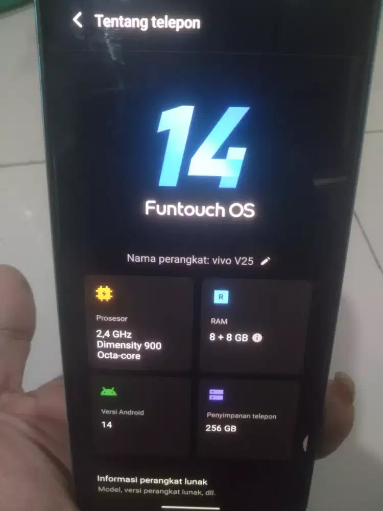 VIVO V25 RAM 8+8/256 mulus blom perna di servi ori bawaan pabrik