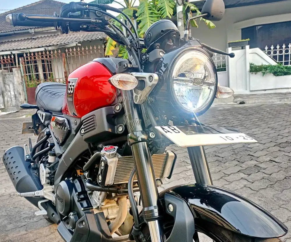 Yamaha XSR 155 Merah Maroon 2024 Plat AB Sleman Pajak Hidup