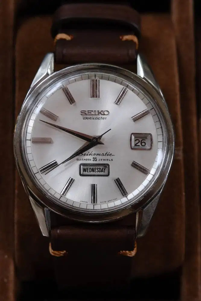 Seikomatic Weekdater Split Daydate 35 jewels