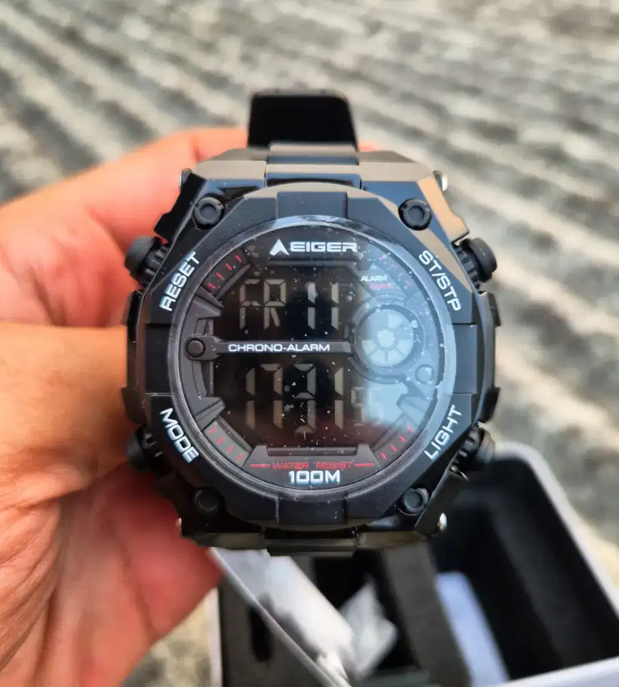 Jam Tangan EIGER LCD 1.0 • 100% NEW ORIGINAL •