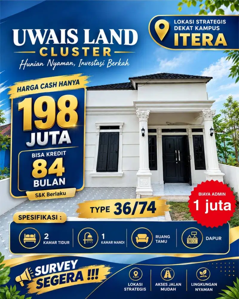 CLUSTER MEWAH MURAH Gedung Agung