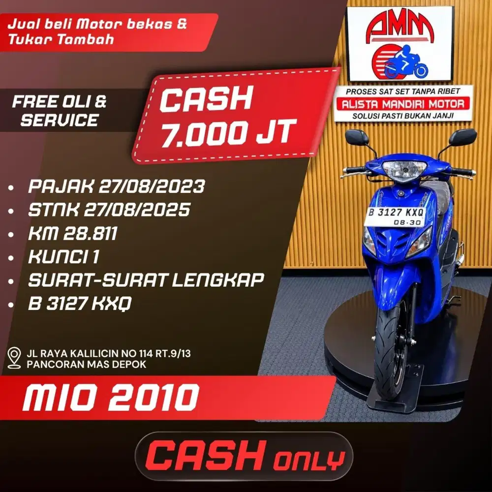 MIO 2010 CASH ONLY ALISTA