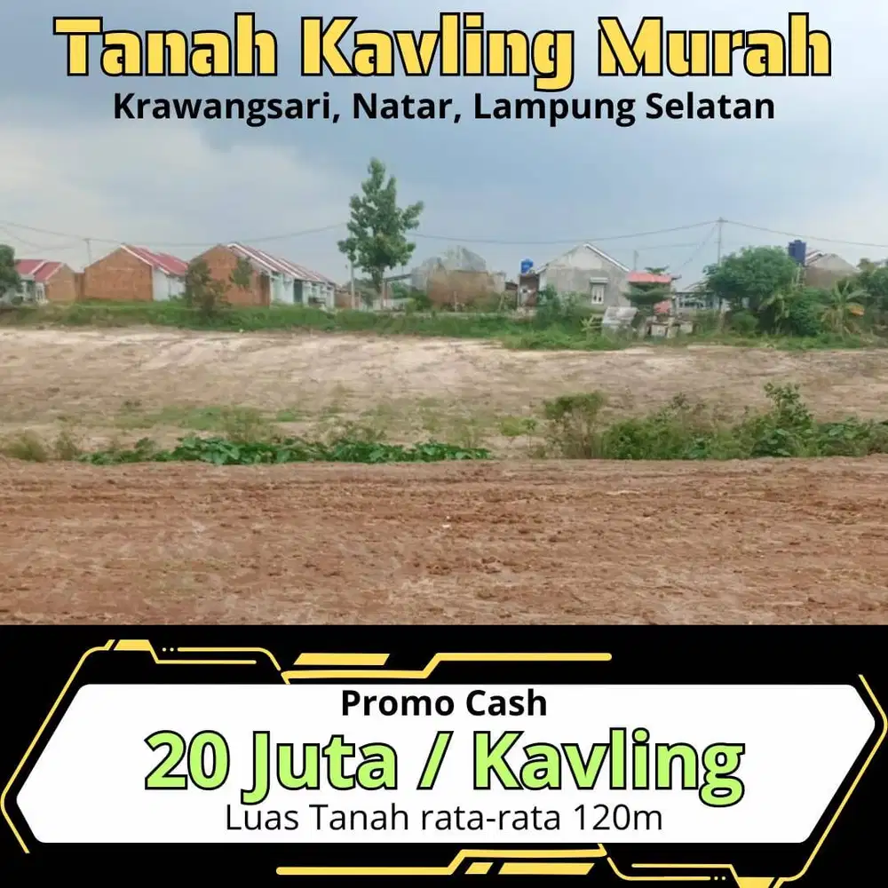 KAVLING TERMURAH NATAR