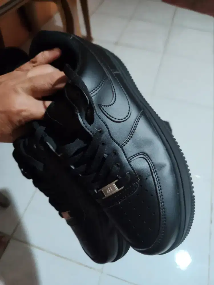 Sepatu Nike AF1 fullblack