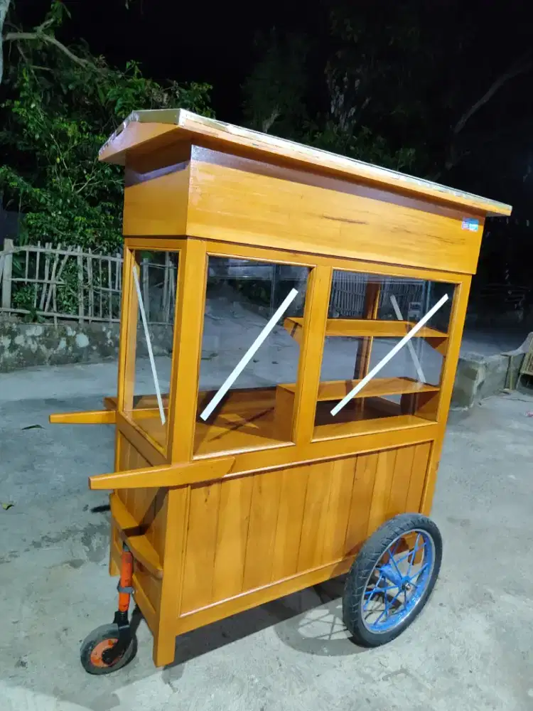 Sedia Gerobak Angkringan, Bakso Mie Ayam, Bubur, Sate, Soto, Pecel dll