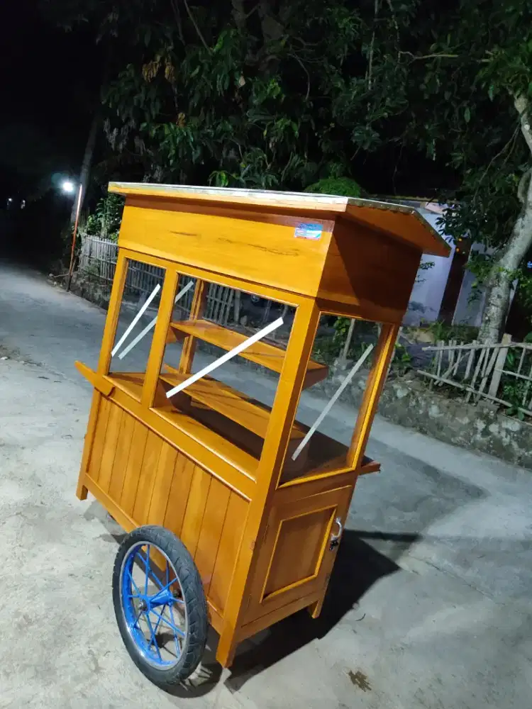 Sedia Gerobak Angkringan, Bakso Mie Ayam, Bubur, Sate, Soto, Pecel dll