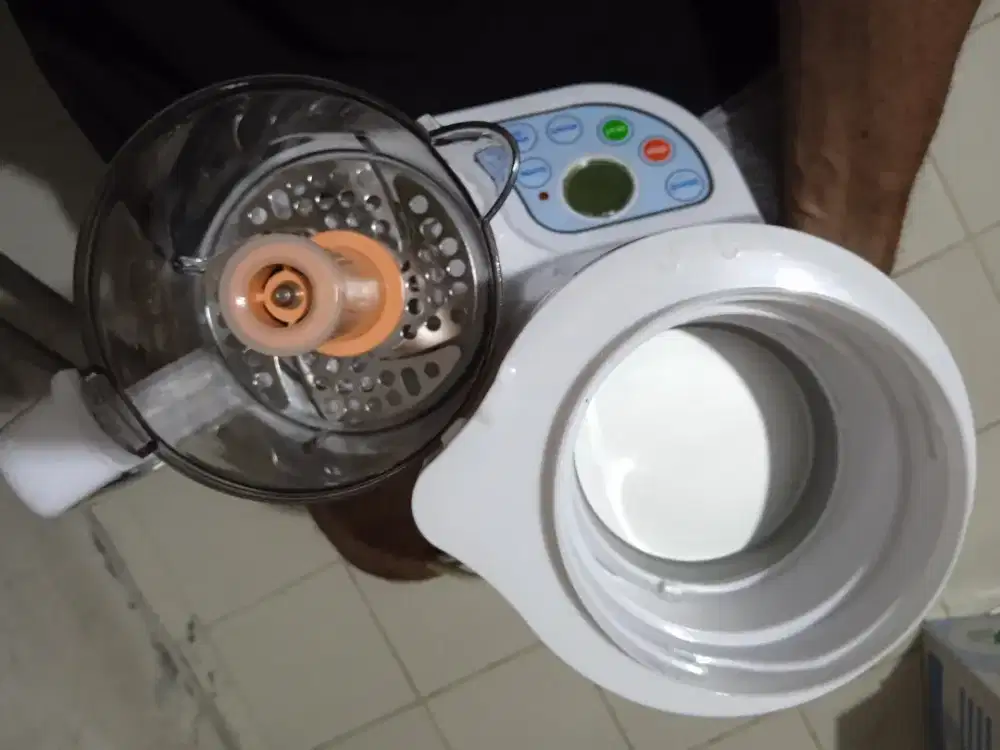 Penghangat susu dan blender makanan bayi, multi fungsi baby cook.